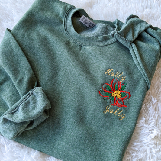 Sweatshirt - Crewneck - Holly Jolly