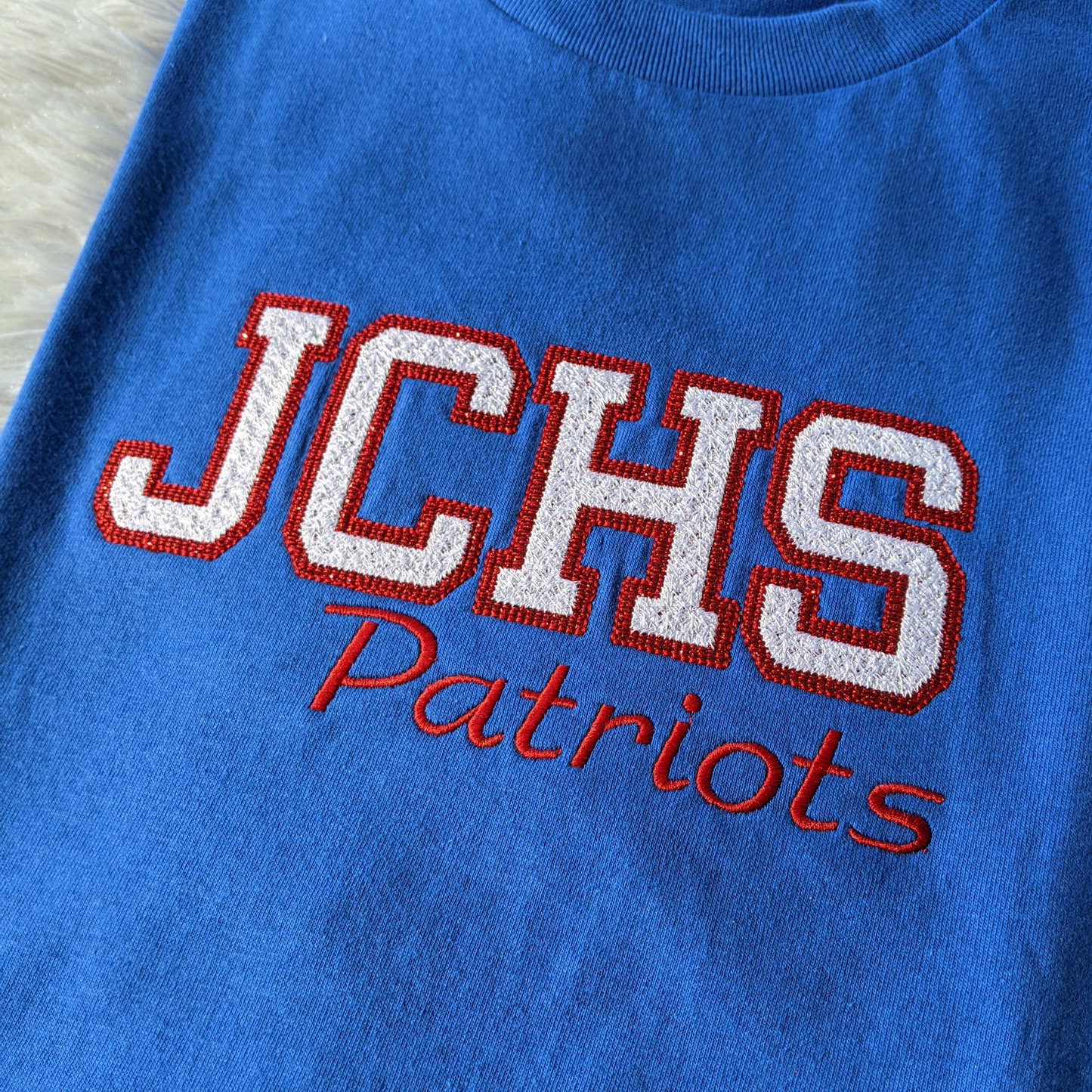 T-shirt - School Spirit wear with glitter vinyl