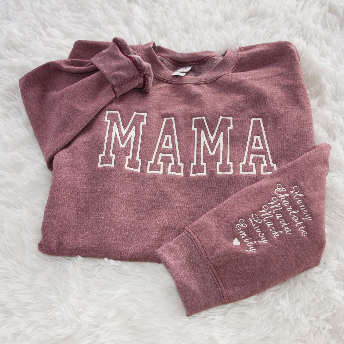 Sweatshirt - Crewneck - MAMA With Sleeve