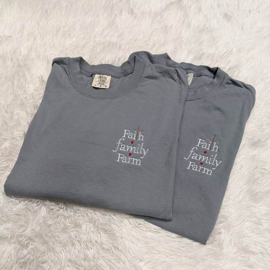 T-shirt - Faith, Family, & Farm