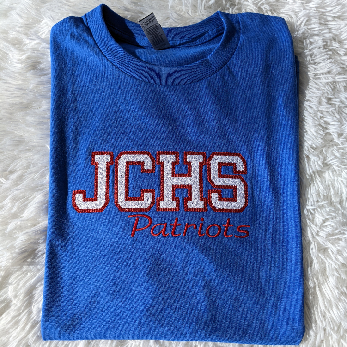 T-shirt - School Spirit wear with glitter vinyl